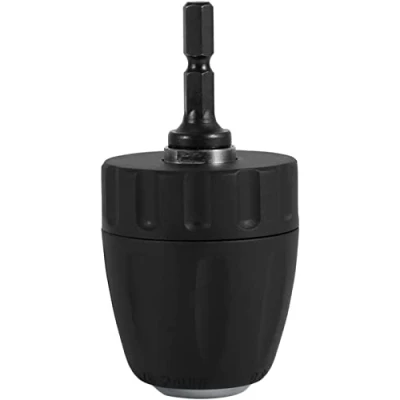 Image of Baverta Keyless Drill Bit Chuck Clip Hex Shank Rod Adapter W 3/8?24UNF 0.8?10MM w/ 1/4&#039;&#039;