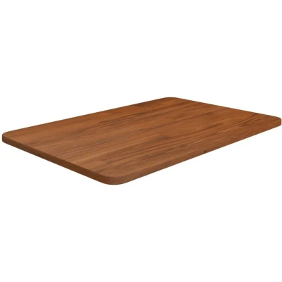 Image of vidaXL Bathroom Countertop Dark Brown 60x40x1.5cm Treated Solid Wood