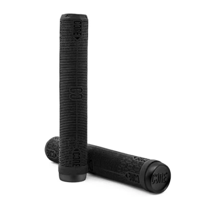 Image of CORE Skinny Boy Handlebar Grips for Bikes &amp; Scooters BMX Cycling Mountain Bike Soft Non Slip Longneck Bar Ends Included fits All Stunt MTB 170mm Black