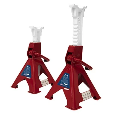 Image of Sealey Vs2003 Axle Stands 3Tonne Capacity Per Stand 6Tonne Pair Ratchet Type