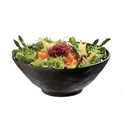 Image of APS 84111 Marone Melamine Bowl, 190 mm x 80 Diameter, 7.5&quot; 3&quot;, Black