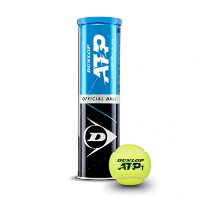Image of Dunlop ATP 4 PACK Unisex Tennis ball, Size: One Size, Gelb
