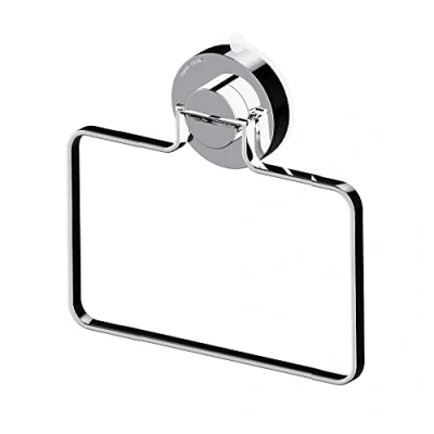 Image of Blue Canyon Gecko Towel Hanger, Shower Caddy with Quick Lock vacuum Suction Cup, No Drill and Screws Required, Removable, Reusable Repositionable, Stainless Steel