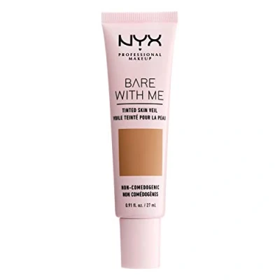 Image of NYX Professional Makeup Bare With Me Tinted Skin Veil, BB Cream, Hydrating Aloe and Cucumber Extract, Skincare Inspired, Light Coverage, Golden Camel