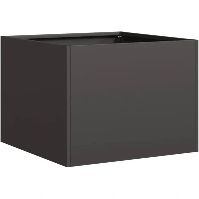 Image of vidaXL Planter Black 40x40x30 cm Steel