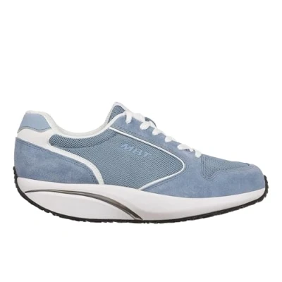 Image of MBT 1997 Classic II Casual Trainers for Women. Modern Style. Anatomical and Comfortable Trainers. Physiological Comfort Stability Footwear with Curved Sole. Lace up Sneakers. Colour: Grey