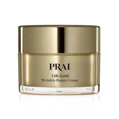 Image of PRAI BEAUTY 24K Gold Wrinkle Repair Crème Infused to reduce inflammation and boost luminosity Anti aging Formula Enhance Skin Support System, 50ml