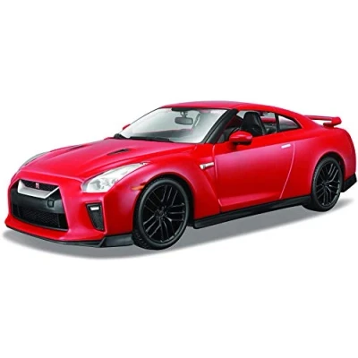 Image of Bburago B18 21082 Nissan GT R 2017&quot; Diecast Model Kit, 1:24 Scale, Assorted Colors