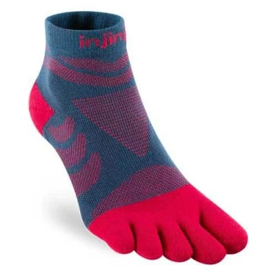 Image of Injinji WOMEN&#039;S ULTRA RUN MINI CREW BERRY M/L (EU: 40.5 44.5+), berry, M L,