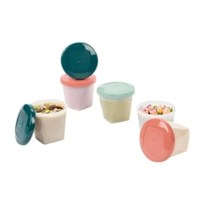 Image of Babymoov biosourced BABYBOLS 6 x 250ml food storage tubs