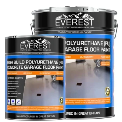 Image of Everest Trade High Build Polyurethane (PU) Resin Based Garage Floor Paint (Grey, 20 Liters)