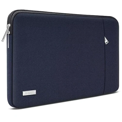 Image of TECOOL 13 inch Laptop case Sleeve Compatible with Macbook Air 13.6 M3/A3113 2024 M2/A2681 M1/A2337 2022 2018, Pro M2 M1 2017,Protective Sleeve, Dark Blue