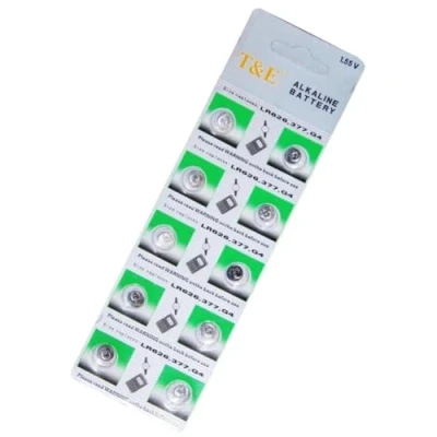 Image of 10 x 1.55V Button Coin Cell Watch Battery Batteries AG4 LR66 LR626 377 CR626SW