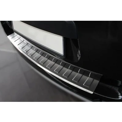 Image of Recambo Boot Sill Protector Matte Stainless Steel Compatible with Dacia Duster I 2010 2017 Folded Edges Premium Quality