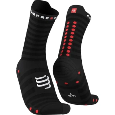 Image of Compressport Pro Racing Socks v4.0 Ultralight Run High T1 (34 38) Breathable, Lightweight &amp; Supportive for Runners