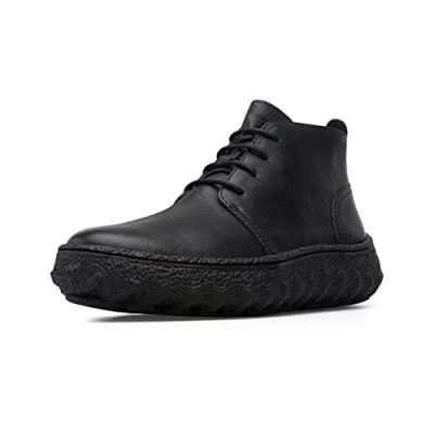 Image of Camper Ground Casual laceups, Men&#039;s, Size: 9, Black Leather