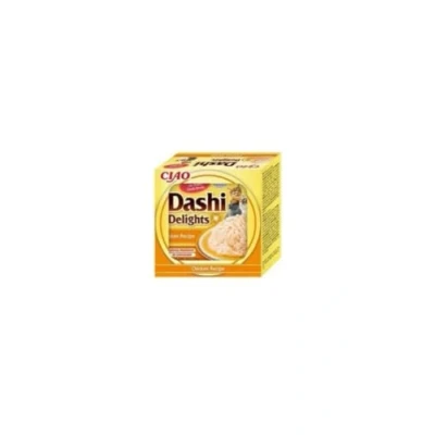 Image of INABA Dashi Delights: Chicken Recipe (1 x 70g) / Bits in Broth Cat Food Topping, Rich Protein, Natural Ingredients, Delicious and Healthy
