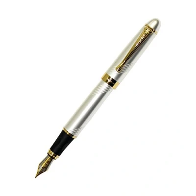 Image of Gullor X450 Deep Blue and Gold Twist Fountain Pen Silber