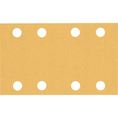 Image of Bosch Professional 10x Expert C470 Sandpaper (for Hardwood, Paint on wood, 80x133 mm, Grit 120, Accessories Orbital Sander)
