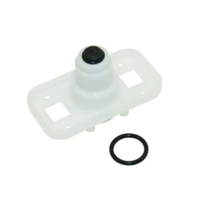 Image of Beko Tumble Dryer Tank Valve Assembly Bottom. Genuine Part Number 2961100100