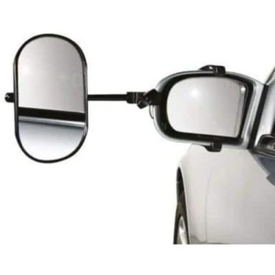 Image of EMUK Set Caravan towing mirrors compatible with Volkswagen Amarok/Transporter T5 Facelift 2009 2015/Transporter T6 2015 2021 (Symmetrical mirrors)