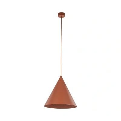 Image of Cono 32cm Dome Pendant Ceiling Light Brick 1xE27