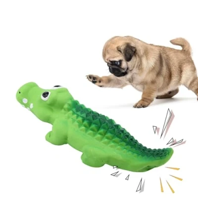 Image of Duokon Latex Cute Squeaky Dog Chew Toy Pet Puppy Cat Chewing Play Toys