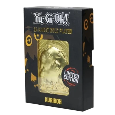 Image of Yu Gi Oh! Limited Edition 24k Gold Plated Kuriboh Metal Card