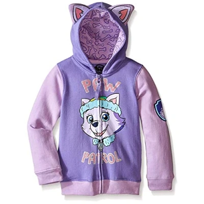 Image of Paw Patrol Everest Toddler Girl Hoodie, Lilac/Purple, 4 Years