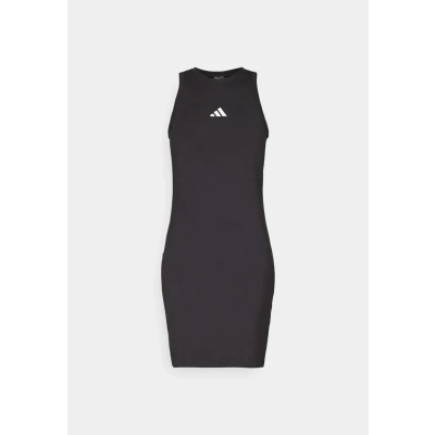Image of adidas Sportswear Future Icons Small LOGO Jersey dress, Women&#039;s, Size: XXL, Black