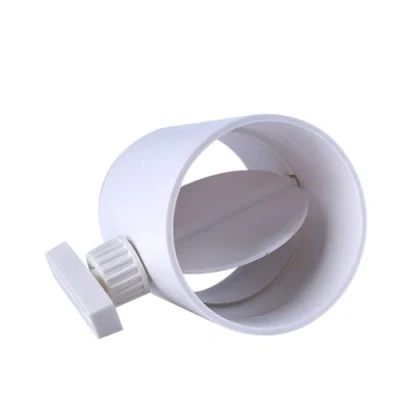 Image of Extractor Fan Back Draft Shutter 150mm / 6&quot; Duct Non Return Valve Ducting Pipe Connector with Flap Damper Dryer Vent Hose, Inline Draught (160MM)