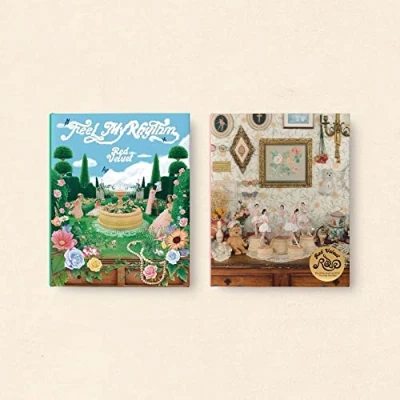 Image of SM Ent. RED VELVET THE REVE FESTIVAL 2022 : FEEL MY RHYTHM [ReVe ver.] Album+Folded Poster+Extra Photocards Set / K pop Sealed (capriccioso ver.),158x198x15 mm