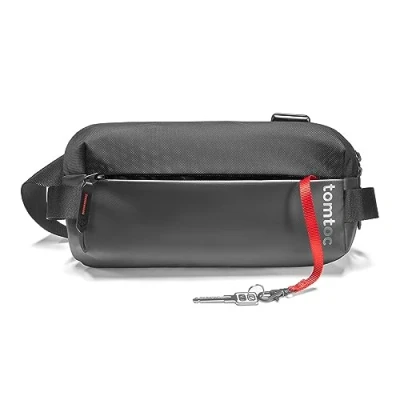 Image of tomtoc Compact EDC Sling Bag, Minimalist Chest Shoulder Crossbody Backpack for Men and Women, Lightweight Everyday Carry Bag Tactical, Travel, Work, Gym, Sport