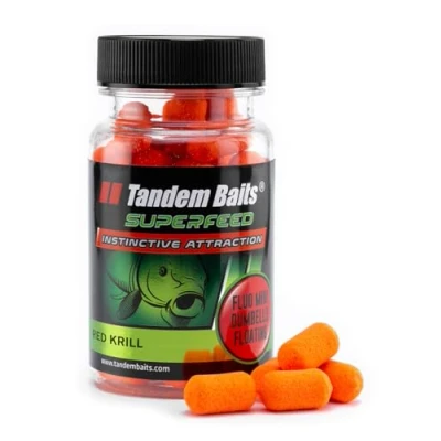 Image of Tandem Baits SuperFeed Fluo Mini Dumbells Floating Red Krill Carp Fishing Pop Ups Bait Hookbaits Accessories for Monster Fish 30g