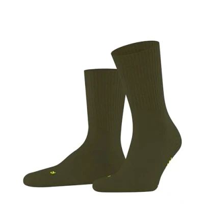 Image of Mens and Women&#039;s 1 Pair Falke Walkie Light Cushioned Virgin Wool Walking Socks Artichoke 5.5 7.5 UK