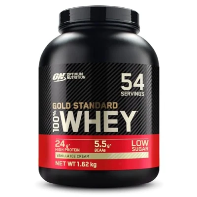 Image of Optimum Nutrition Gold Standard Vanilla Whey Powder, 1.62kg