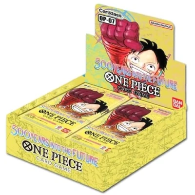 Image of Bandai One Piece Card Game: Booster Display 500 Years in the Future (OP 07) Trading Ages 6+ 2 Players 20 Minutes Playing Time