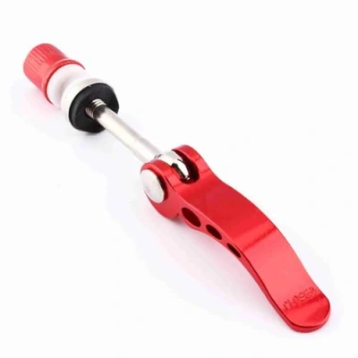 Image of VGEBY Bike Clamp, Quick Release Seat Post Clamp for Mountain Road Bike, Aluminum Alloy, Black, Blue, Silvery, Red, Gold