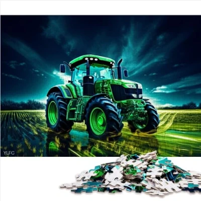 Image of Jigsaw Puzzles for Adults Galaxy Tractor 1000 Piece Puzzle Game Cardboard Gift Kids Ages 12+ Learning Educational Size (26x38cm)