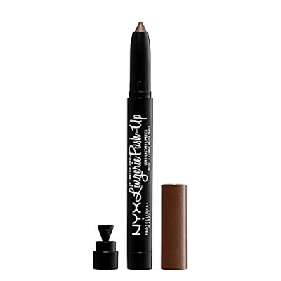 Image of Nyx Lip Lingerie Push Up Long Lasting Lipstick Afterhours Warm Brown Nude
