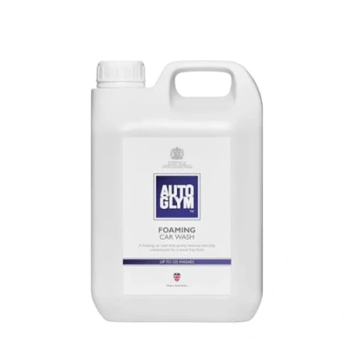 Image of Autoglym Foaming Car Wash, 2.5 Litres High Shampoo for All Bodyworks pH Neutral, 125 Washes and Wax Safe Formula Cleaning Exterior Concentrated Wash Soap