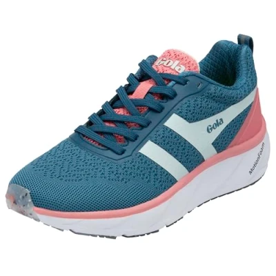 Image of Gola Women&#039;s Typhoon RMD Sneaker, Marine Blue/Plein Air/Tea Rose, 6 UK