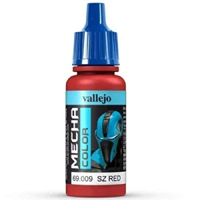 Image of Vallejo 17 ml &quot;AV Mecha Color&quot; Acrylic Airbrush Colour SZ Red