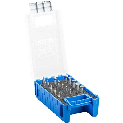 Image of PFERD HSS Burr Set, 15 Pieces, Special Toothing, Shaft Diameter 3 mm, 22900845 for Fine Cutting in Small and Hard to Reach Areas