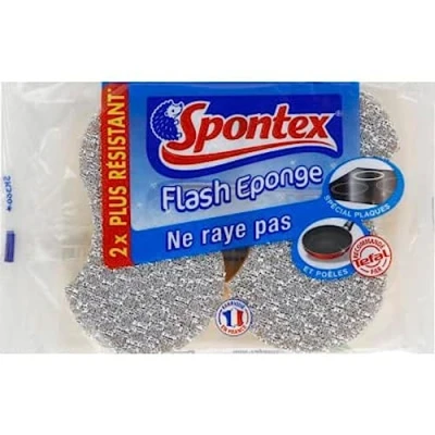 Image of SPONTEX Flash Sponge 2 Count (Pack of1)