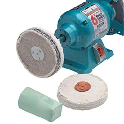 Image of CLARKE METALWORK POLISHING KIT 6&quot; 12.7mm dia Spindle