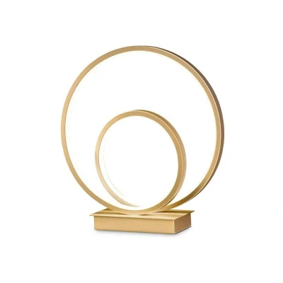 Image of Oz Integrated LED Table Lamp Brass 4000K