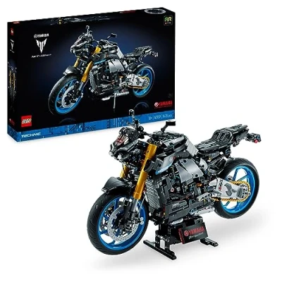 Image of LEGO Technic Yamaha MT 10 SP Motorbike Mode Kit for Adults to Build, Authentic Motorcycle Replica Building Set with 4 Cylinder Engine, Functional Steering and AR App, Gift Men &amp; Women 42159