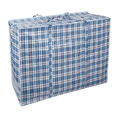 Image of Extra Large Strong Storage Laundry Shopping Bags XL Moving with Zipper &amp; Handles Jumbo Reusable Store Zip Bag (Pack of 3)