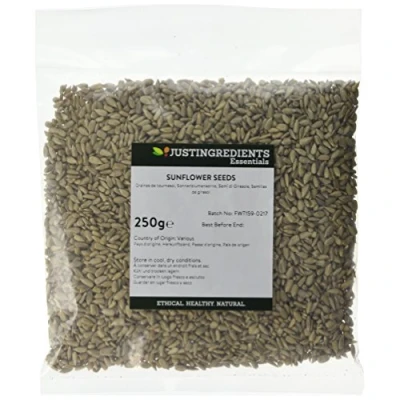 Image of JustIngredients Essentials Sunflower Seeds, 250 g Pack of 5